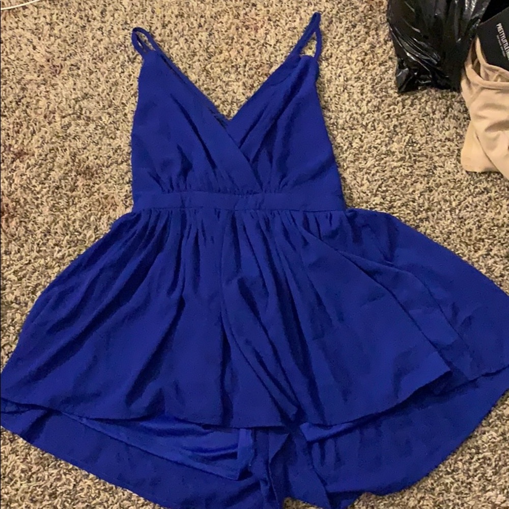 Royal Blue Romper 🦋